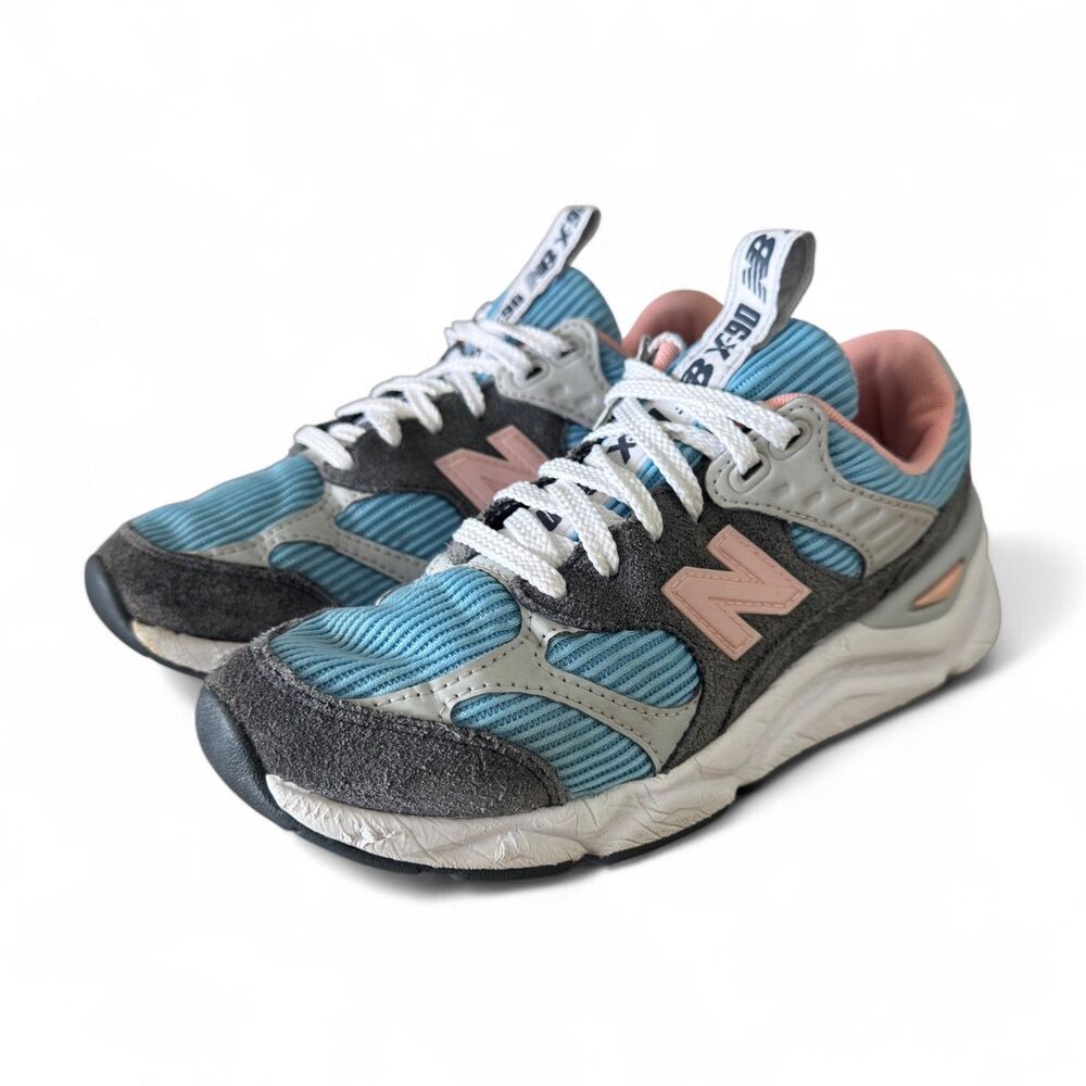 New Balance X-90 Reconstructed Summer Sky Sneakers Women's 7.5 Blue Pink